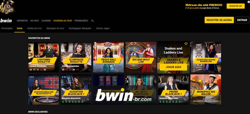 Caça-Níqueis do Bwin e Software de Jogo